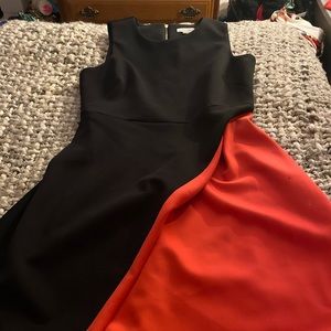 Black and red Calvin Klein dress